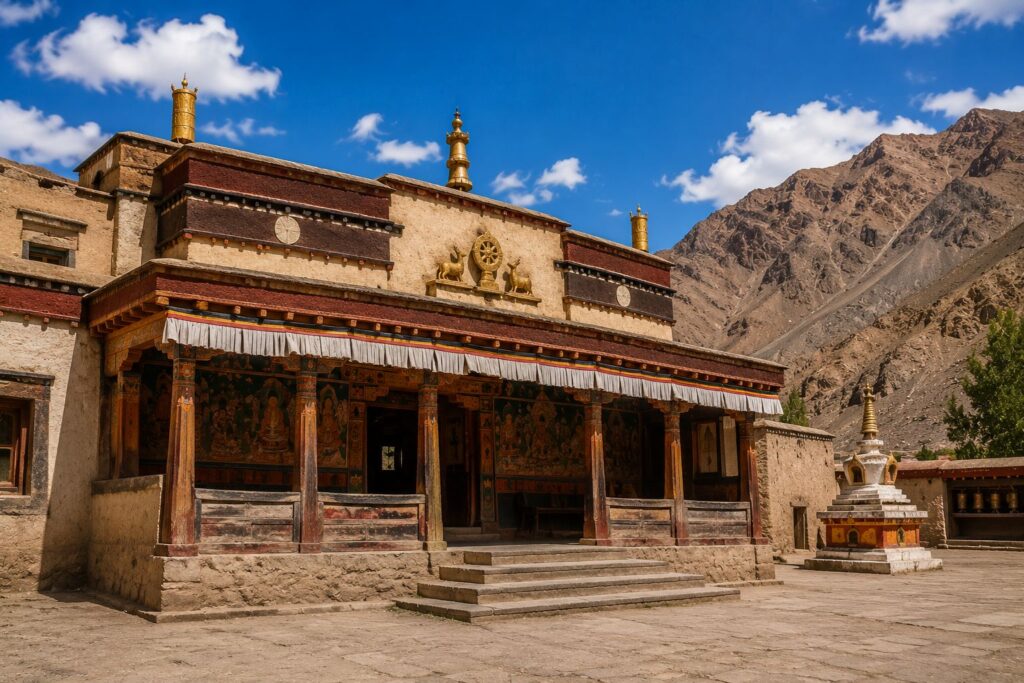 Ancient Tabo Monastery founded in 996 AD Spiti Valley Himachal