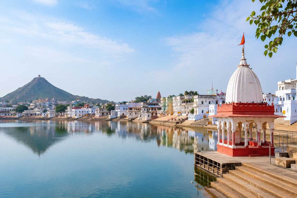 Pushkar Lake Brahma Temple stop Jaipur to Ahmedabad