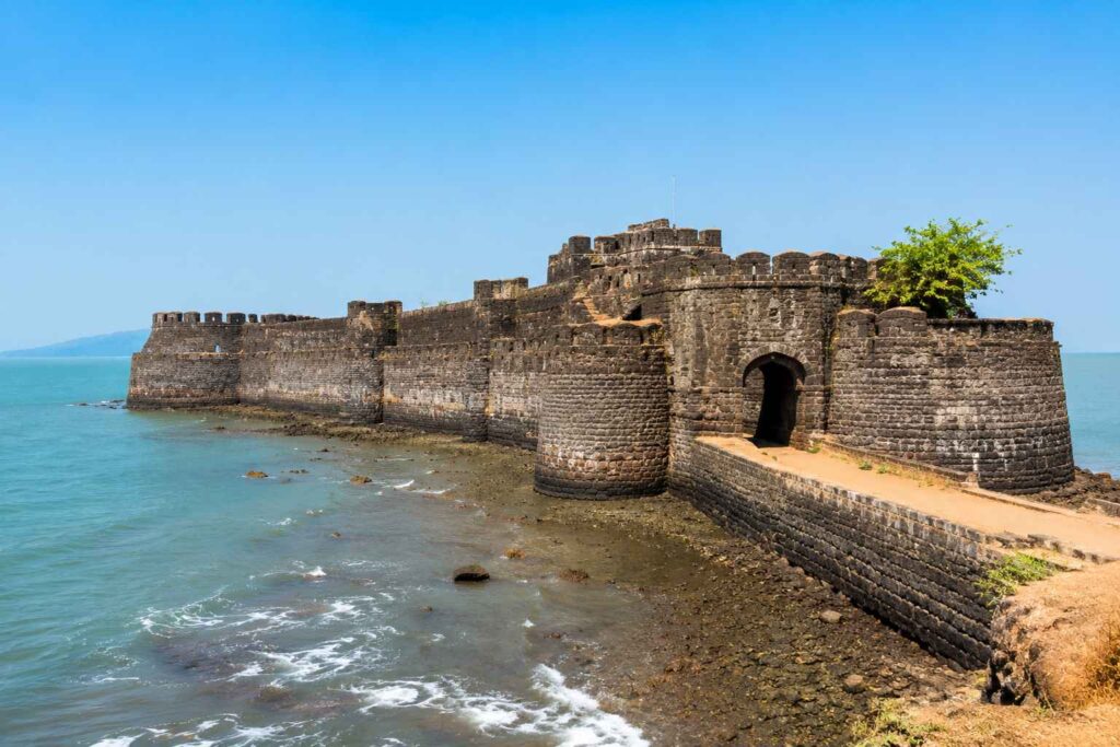 Kolaba Fort sea Alibaug Maharashtra summer