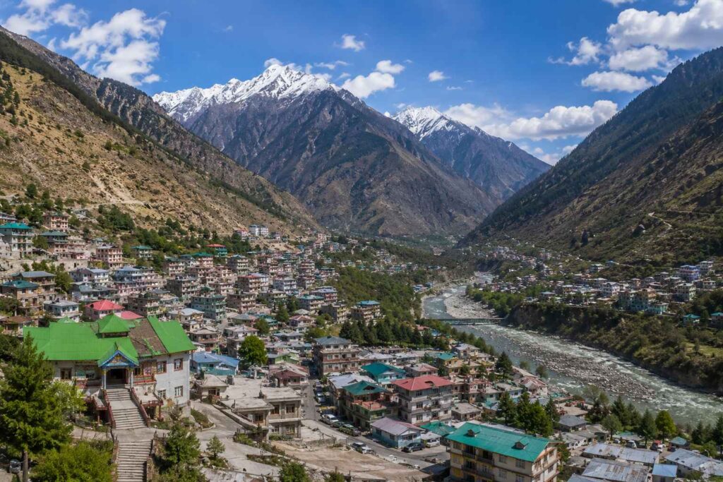 Reckong Peo town Kinnaur district last stop before Kinnaur Kailash trek base