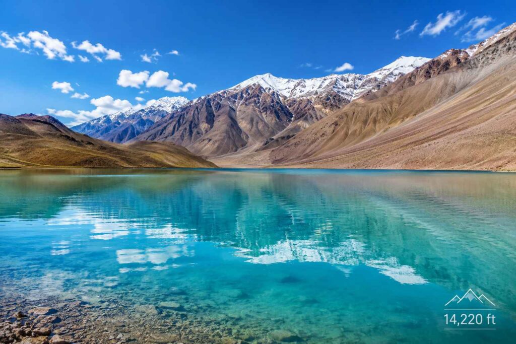 Chandratal Lake turquoise water at 14220 feet Spiti Valley