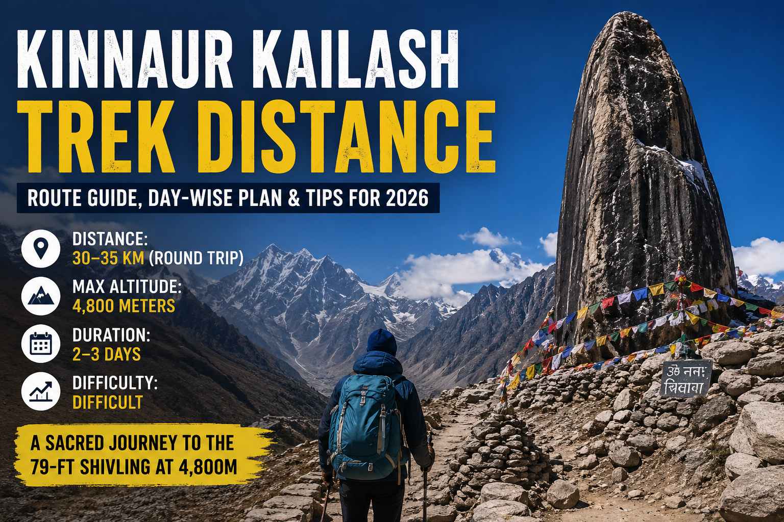 Kinnaur Kailash Trek Distance