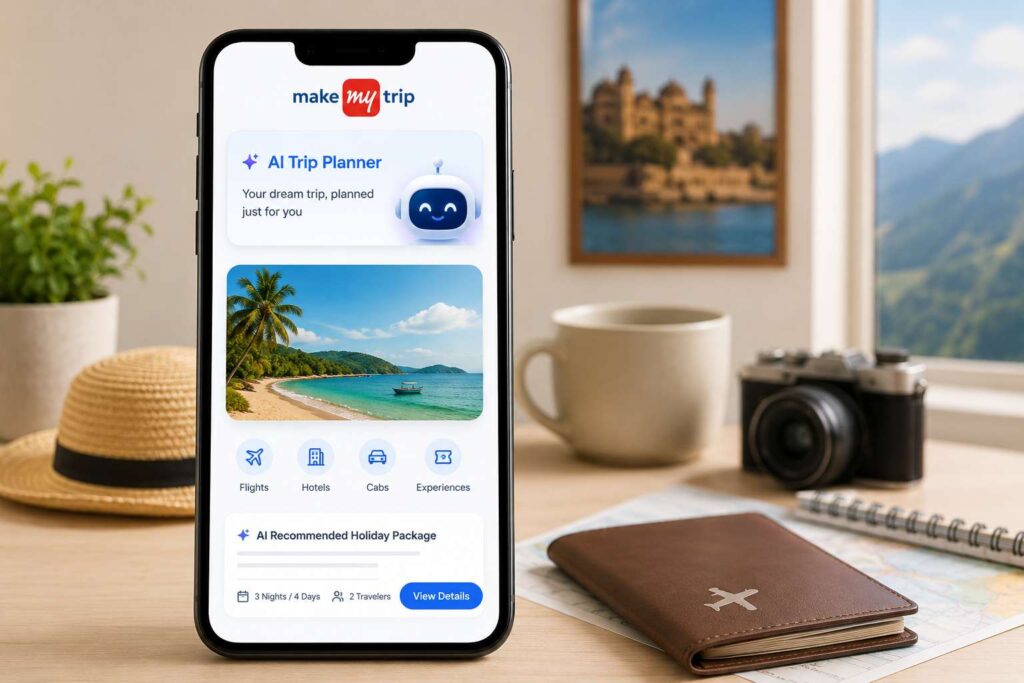 MakeMyTrip AI trip planner holiday packages India 2026