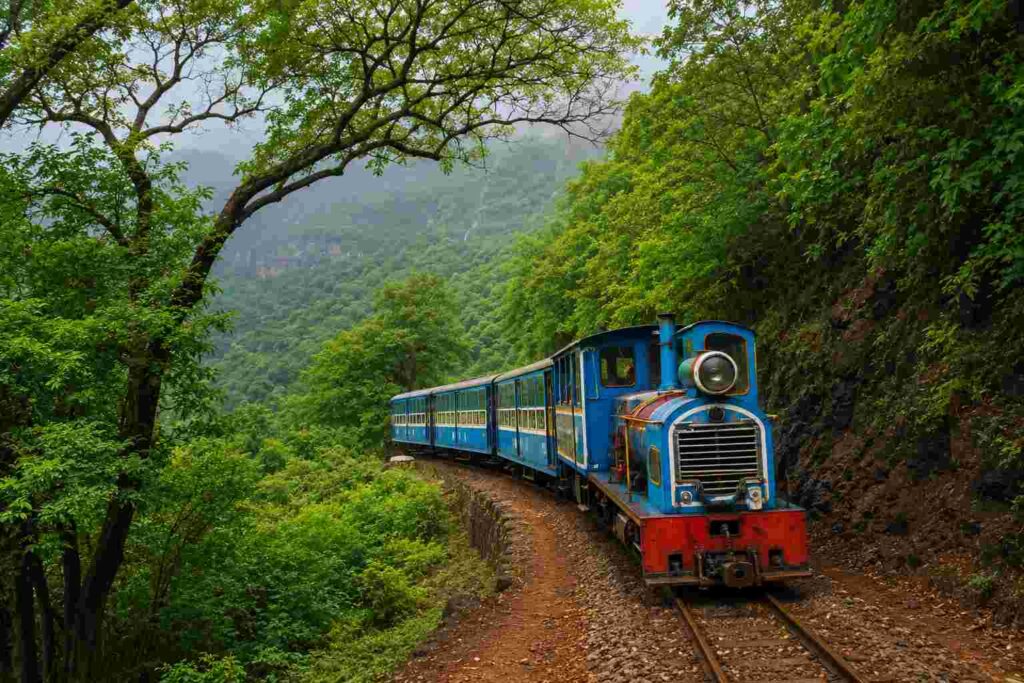 Matheran toy train Neral hill station Maharashtra