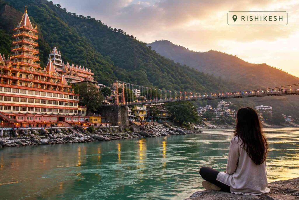 Rishikesh budget travel destination – Ganga riverside view