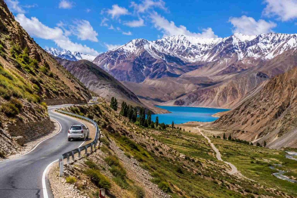 Shimla to Chandratal Lake route via Kinnaur and Kaza