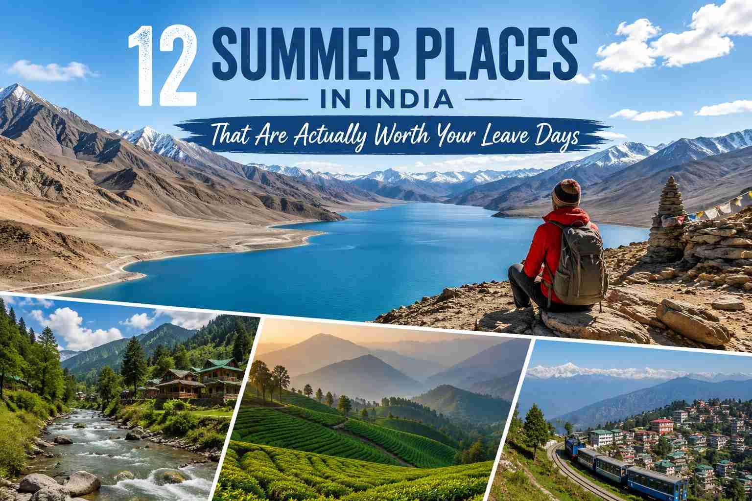summer places to visit in india​
