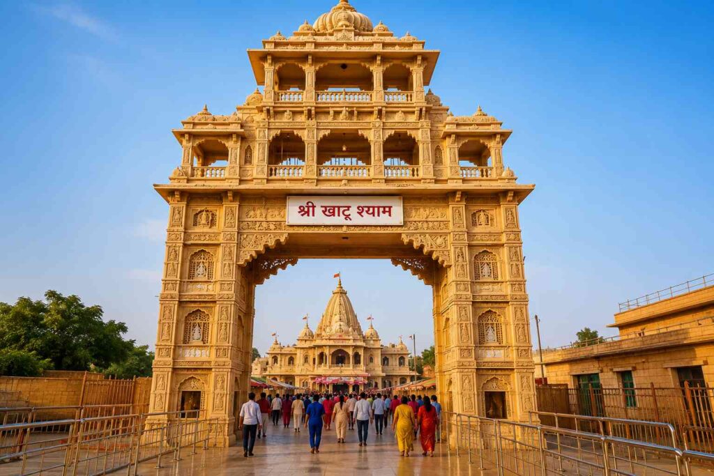 Khatu Shyam Ji Mandir main entrance Sikar district Rajasthan