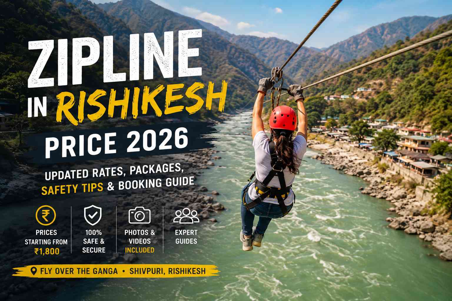 Zipline in Rishikesh Price