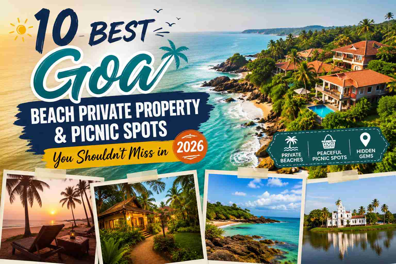 goa beach private property and picnic spot​