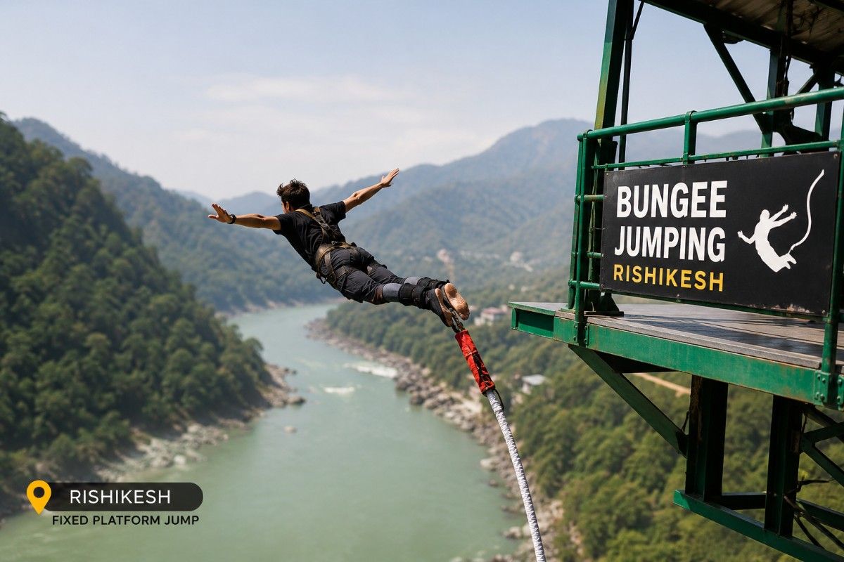 Best Bungee Jumping in Rishikesh