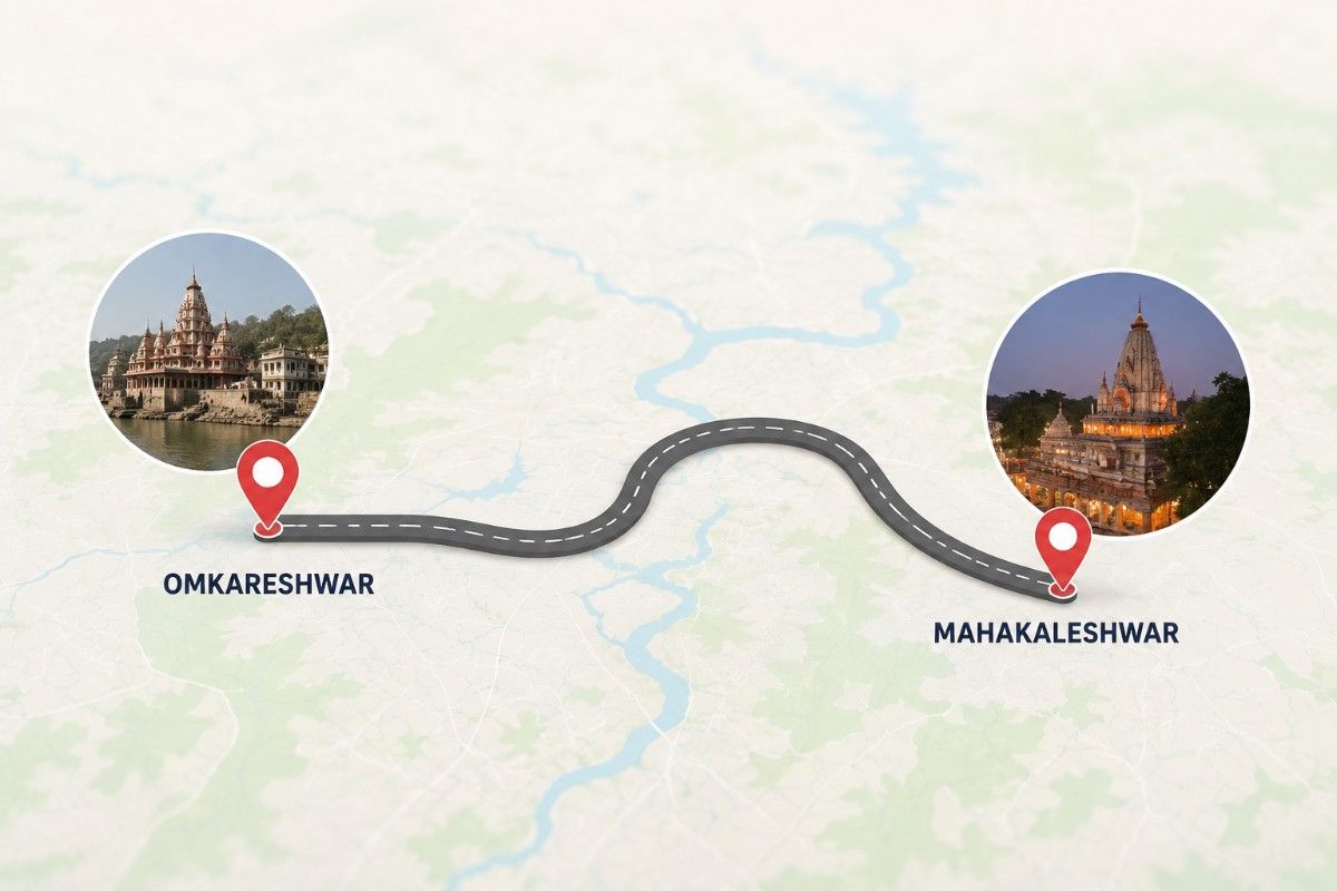 omkareshwar to mahakaleshwar distance