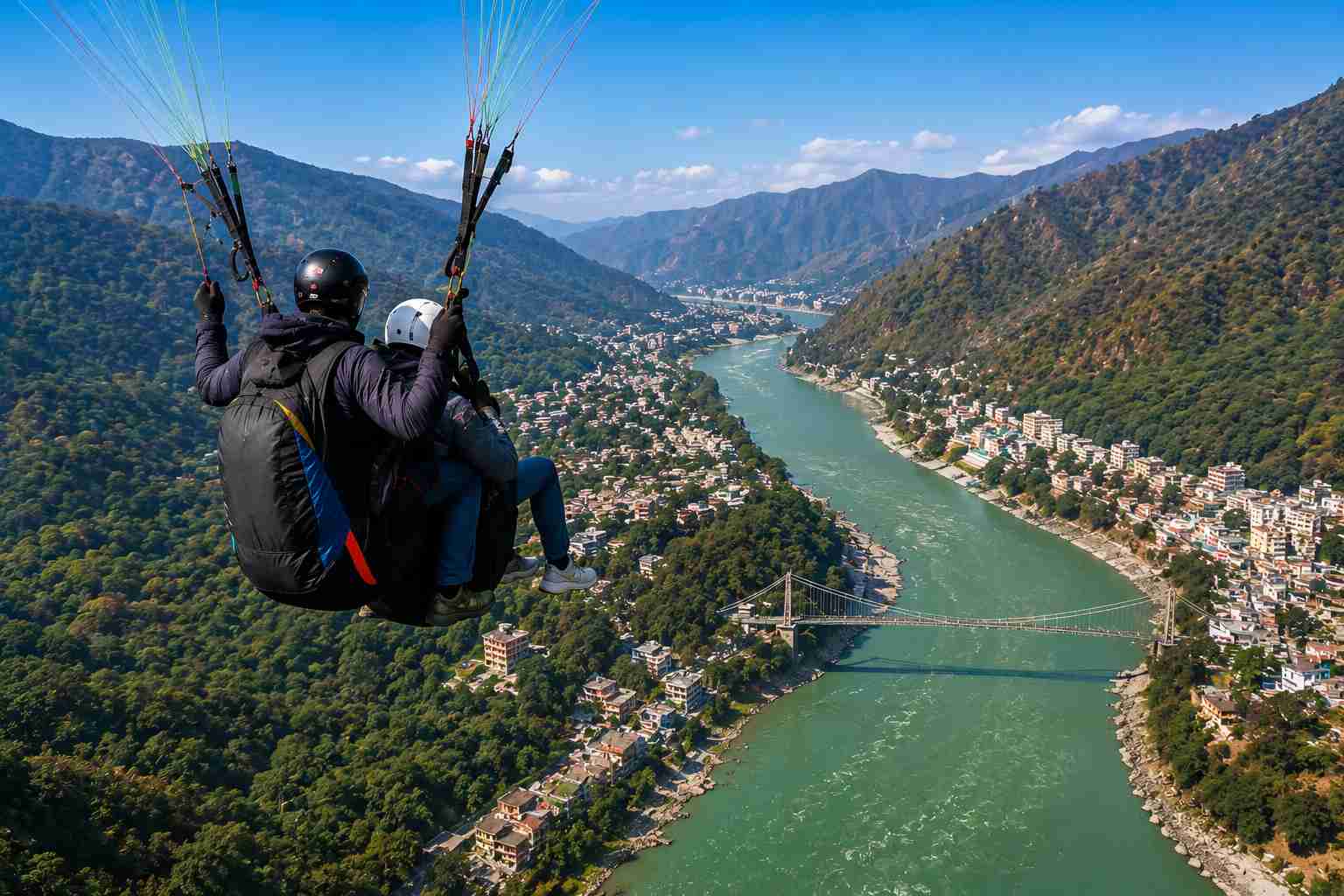 Paragliding in Rishikesh