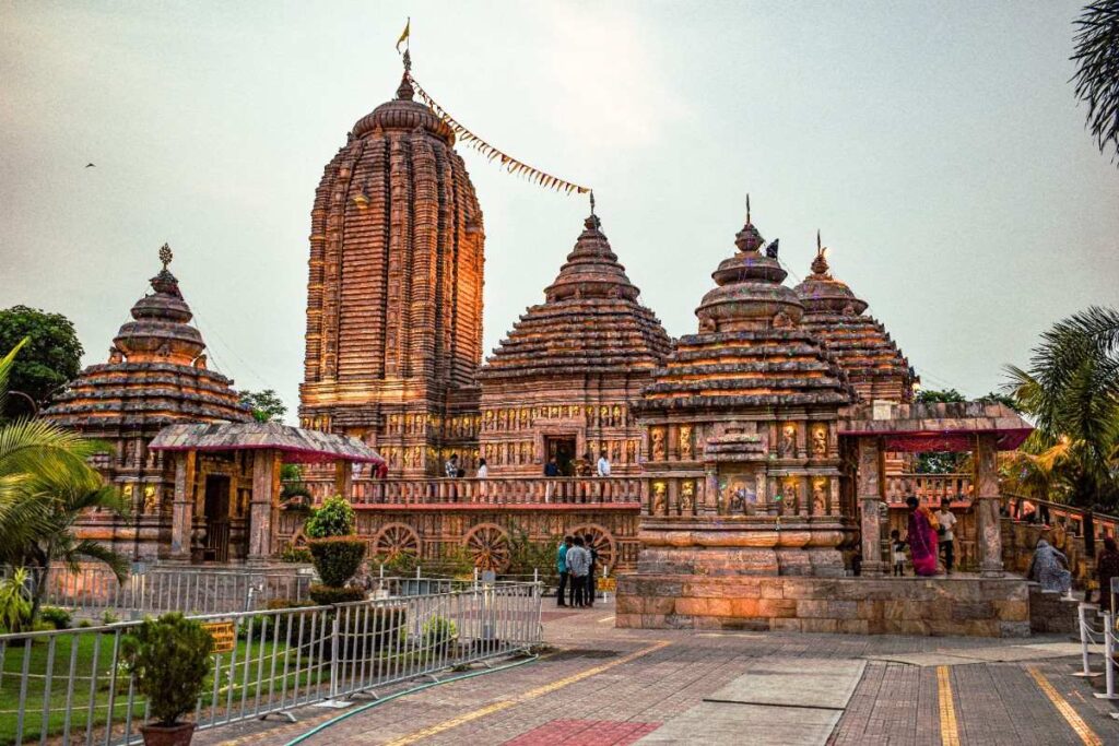 Puri Jagannath Temple tower built in the 12th-century Kalinga style